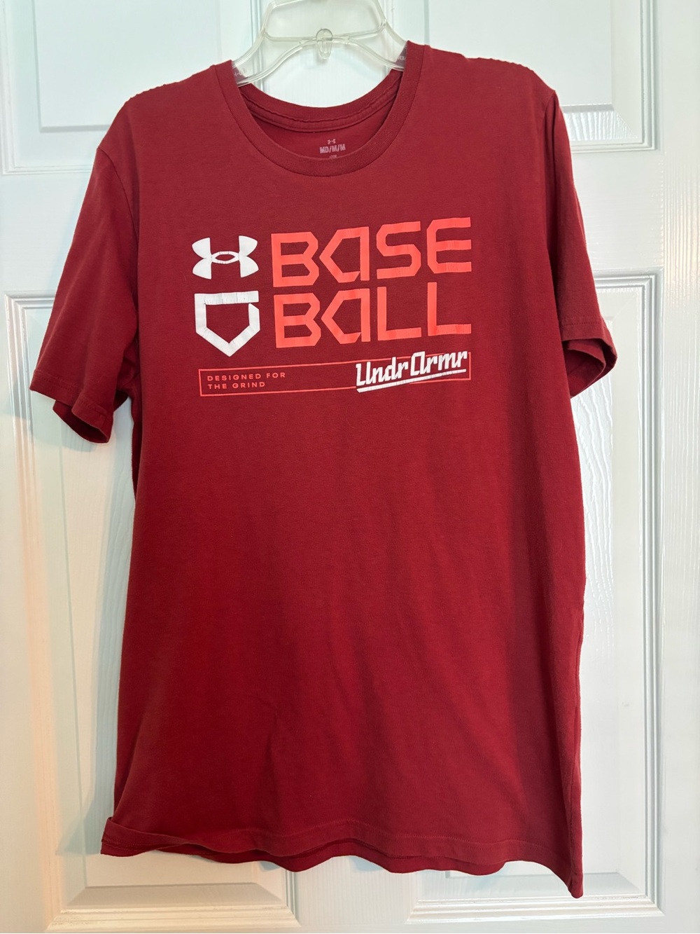 Under Armour Red Baseball Graphic Tee